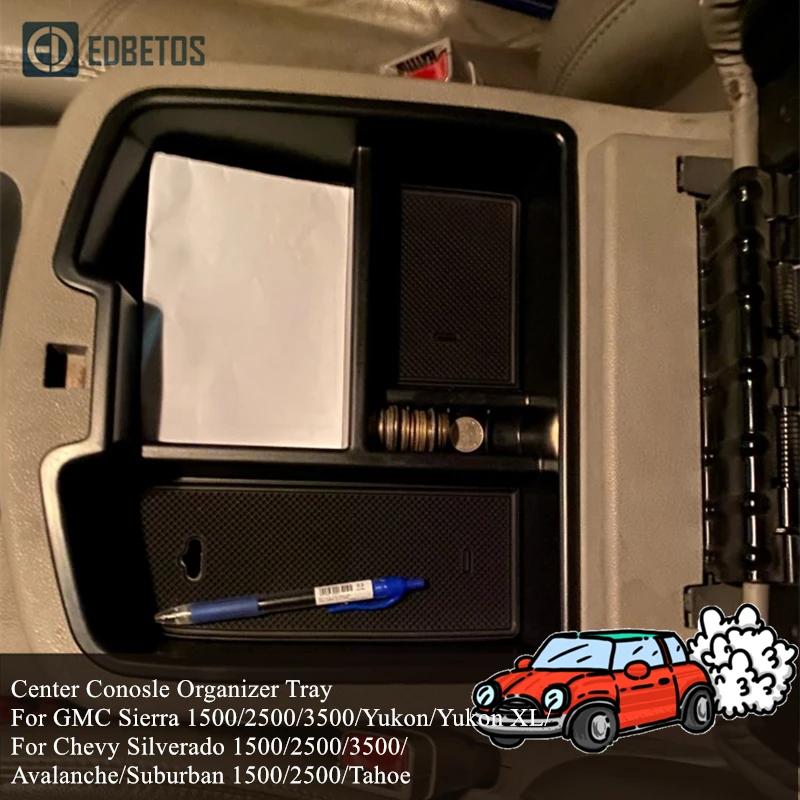 Для GMC Sierra 2500 2007 2008 2009 2010 2011 2012 2013 2014 Аксессуары для подлокотник контейнер