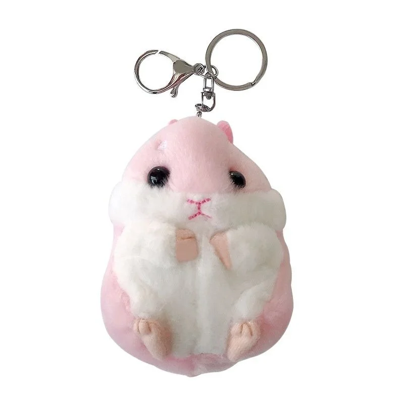 

Hamster Doll Keychain Pendant Doll Hamster Cute Backpack Doll Plush Ins Bag Pendant School Bag Pendant