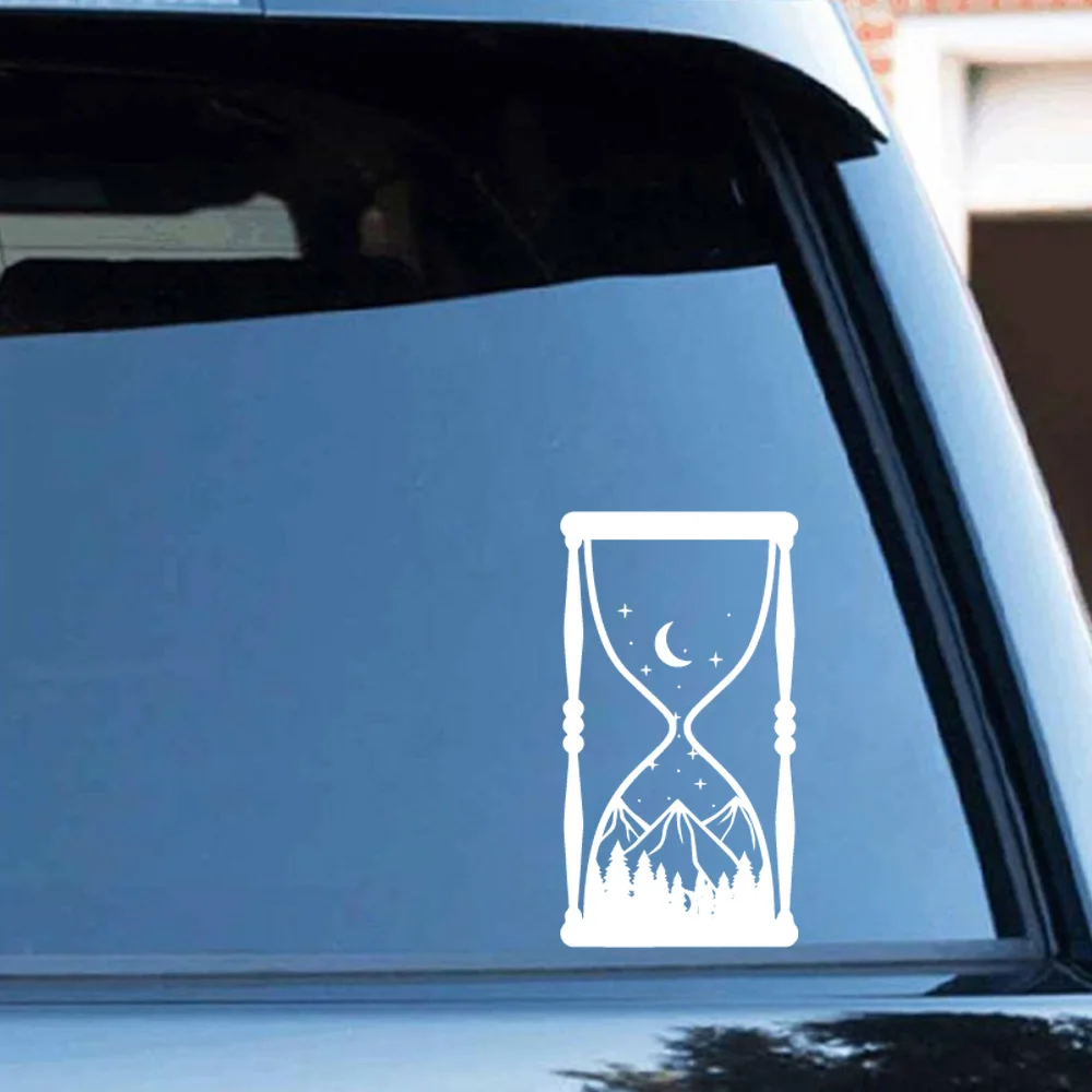Арт дизайн песочные часы автомобиля Стикеры вздох кузов машины окно авто