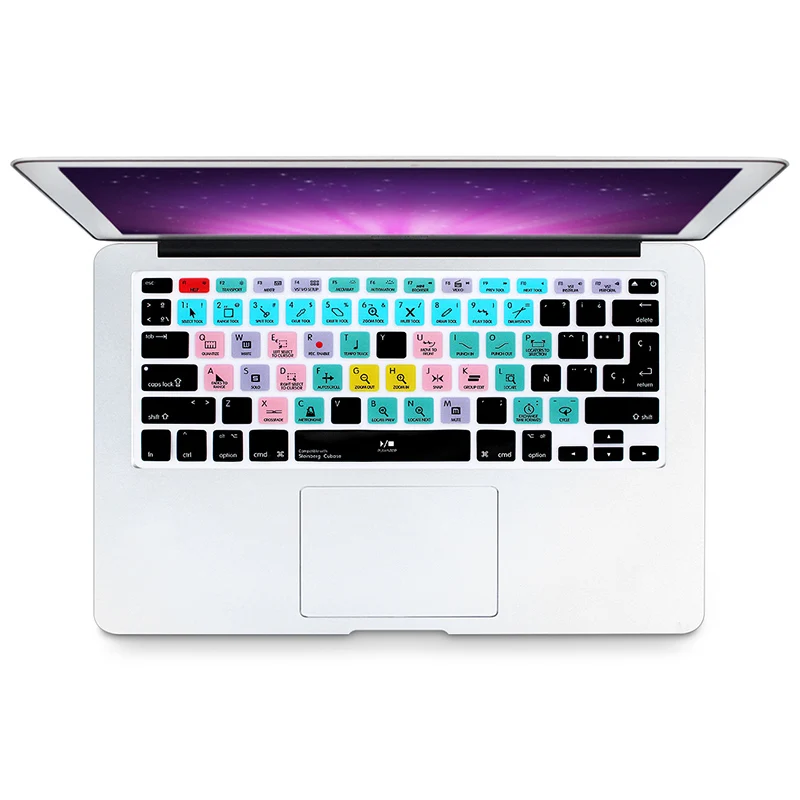 Steinberg Cubase HRH Spanish Avid Pro Tools premium Pro CC ярлыки силиконовая клавиатура кожи для Macbook Air 13 ''Pro 13'' 15 ''17'' с retina - Цвет: Steinberg Cubase