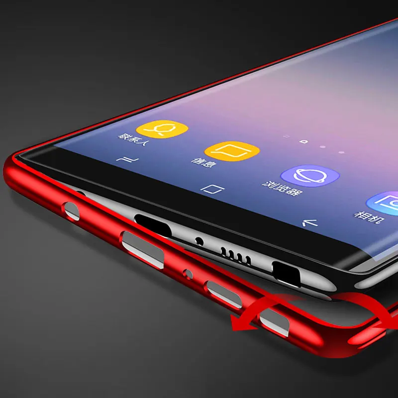 Роскошный чехол с покрытием для Samsung Galaxy S8 S9 S10 Plus Ультратонкий Прозрачный из ТПУ