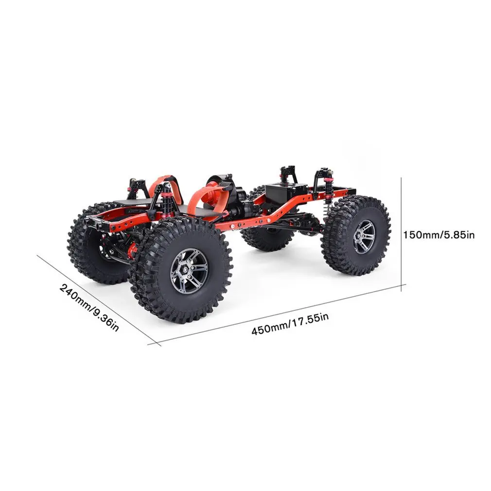 

313mm Wheelbase RC Racing CNC Aluminum Metal And Carbon Frame + Power System For 1/10 RC Car Model Vehicle Crawler Parts