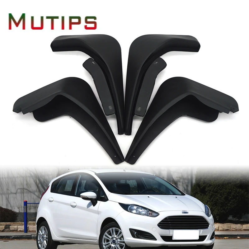 

Mutips автомобильные передние и задние брызговики Брызговики для тела комплект авто для 2009 2010 2011 2012 2013 2014 2015 2016 форд фиеста Mk7