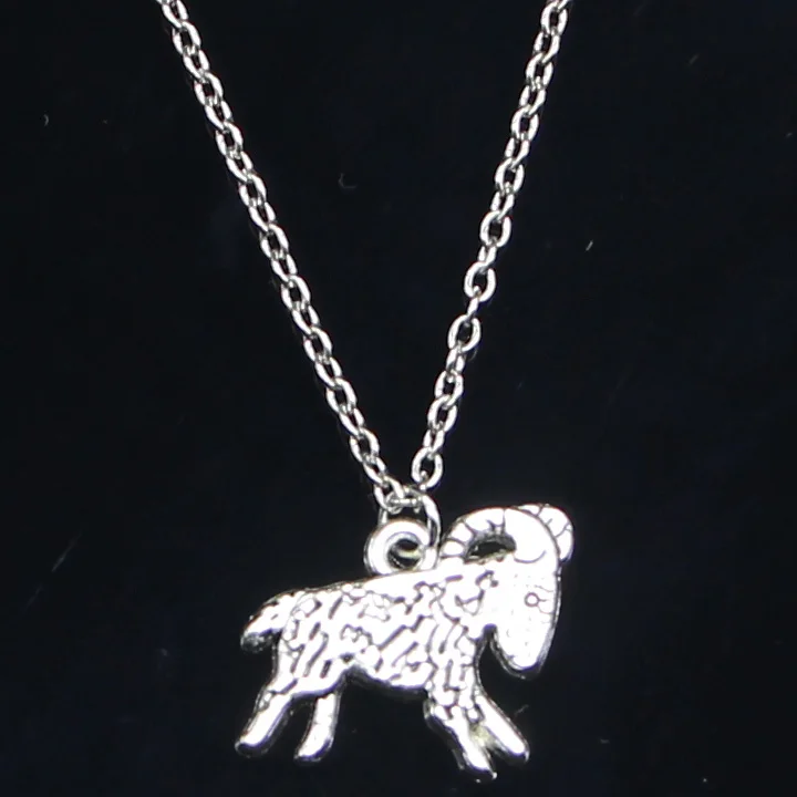 Новое модное ожерелье 21x19 мм подвески из козы и овцы Короткие Длинные женские