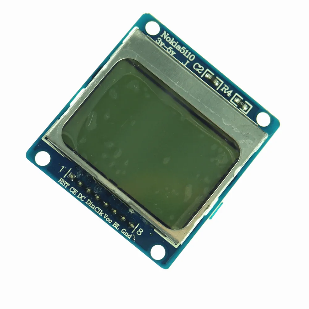 1pcs KJ208 blue 84X48 5110 LCD Module with backlight adapter PCB LCD5110 for Arduino | Электроника