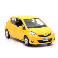 136 toyota yaris vitz alloy model simulated die casting pull back door childrens toys birthday gift free shipping