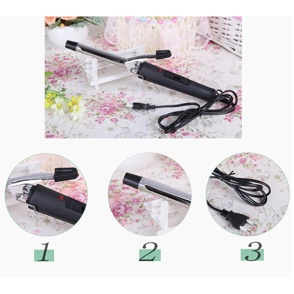 Высокое качество щипцы для завивки волос из нержавеющей стали цветок