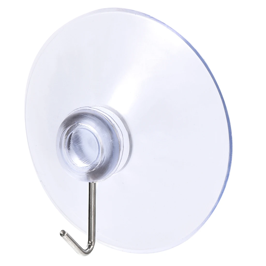

uxcell Suction Cup Hooks 40mm-66mm Dia Clear PVC Wall Hooks, 24 Pcs