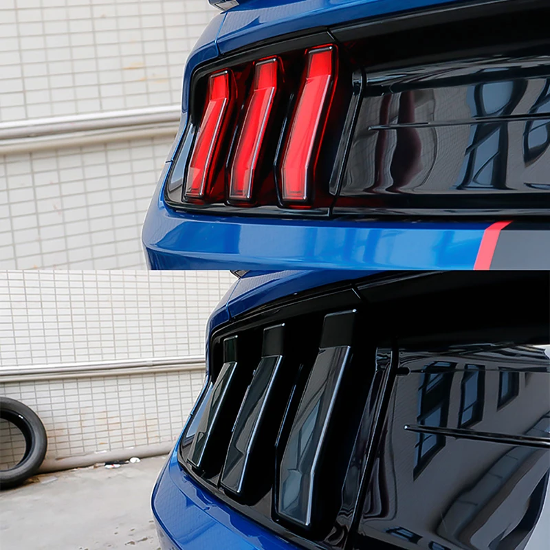 Наклейка на заднюю фару автомобиля QHCP 6 шт. для Ford Mustang 18-22