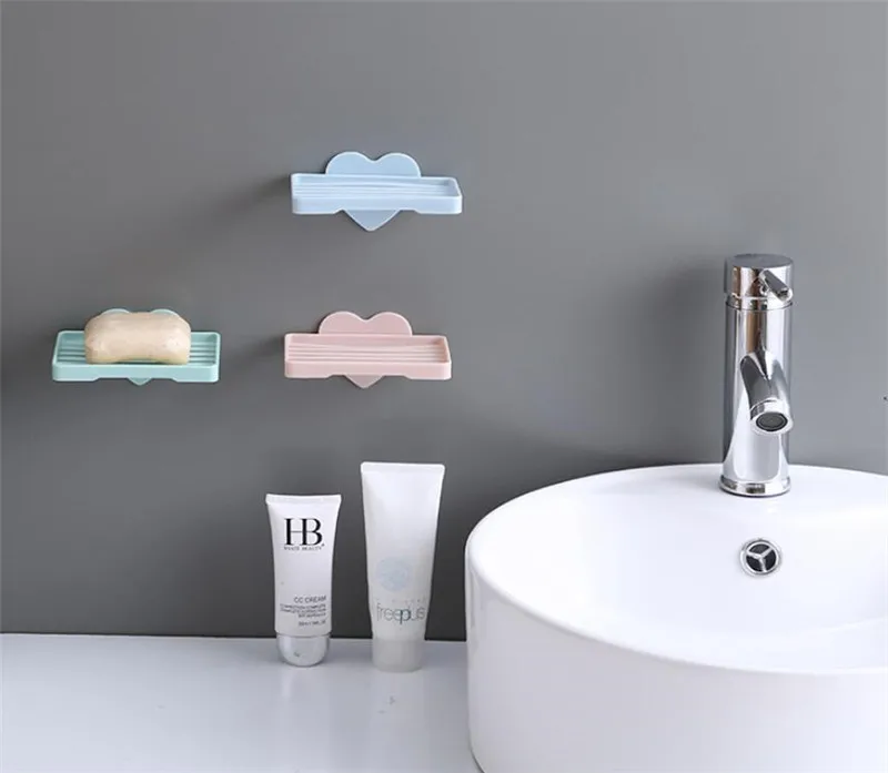 Милый пластиковый дренаж для мыла коробка с держателем крепкая присоска
