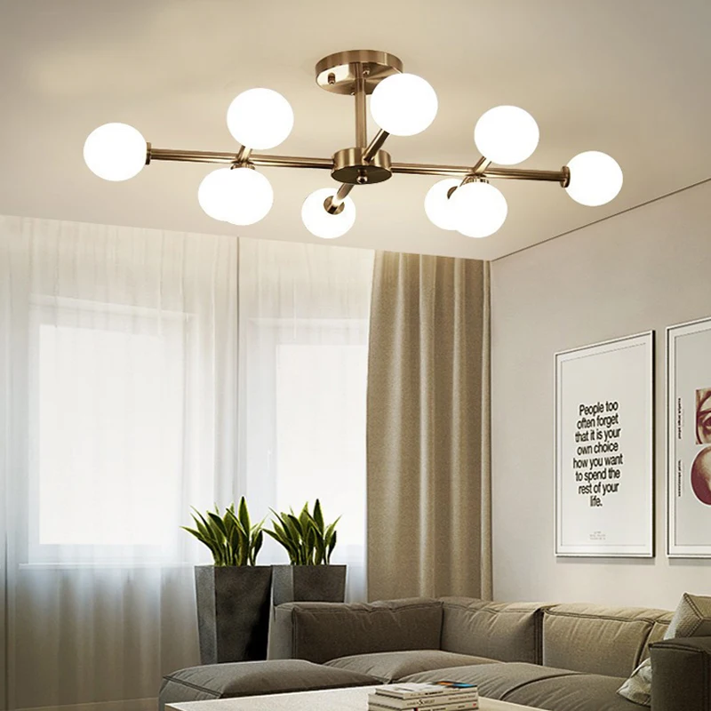 TRAZOS светодиодный потолочный светильник лампа в скандинавском стиле для гостиной