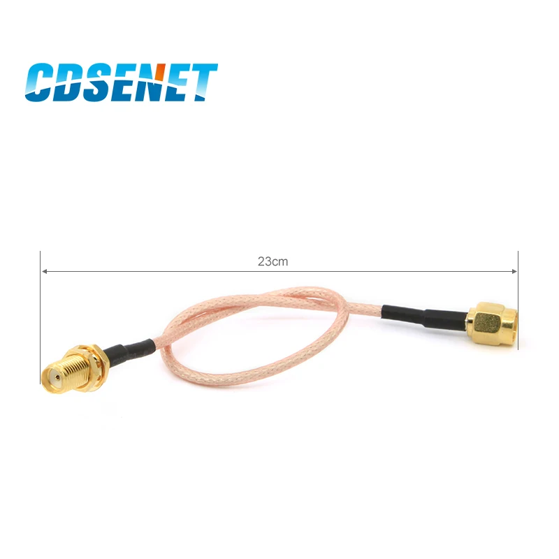 Free Shipping 10pcs Wifi Antenna Extension Cable Line 20cm SMA Male To SMA Female Cable Connector CDSENET XC-SMA-SMA-20