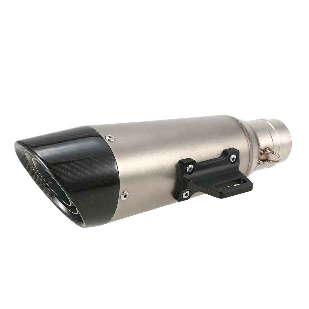 38-51 мм черный хвост модификация глушитель выхлопной трубы с подходит для