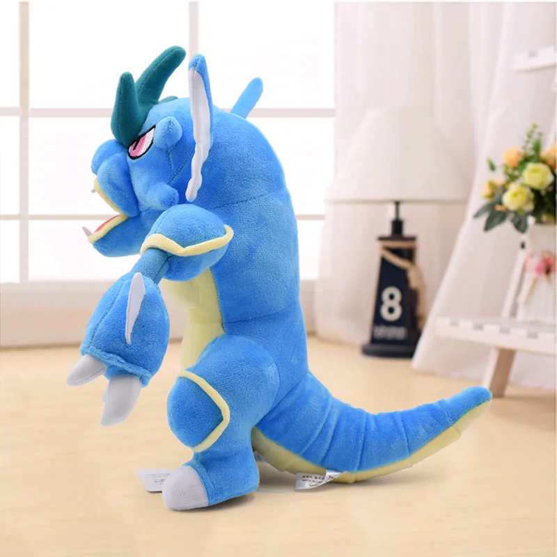 Новинка 12 дюймов Супер Gyarados Мега плюшевые куклы игрушки аниме мультфильм мягкие чучела животных плюшевые для детей Рождество лучший подарок 31 см