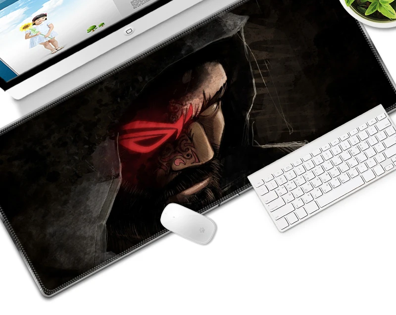 700*300 мм серия Red Dragon высокоскоростной большой игровой коврик для мыши, клавиатуры, Противоскользящий коврик для компьютерной мыши из натурального каучука