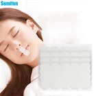 103060 шт Анти Храп патч правильный рот Форма дышать помощь во сне анти-лента против храпа носовые губ пасты, способный преодолевать Броды для взрослых и детей