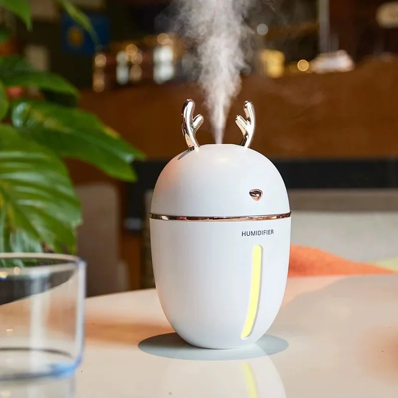 Ультразвуковой мини-увлажнитель воздуха 450 мл светодиодный ночник | Бытовая