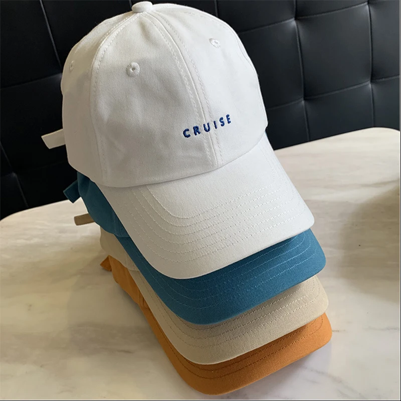 

Cotton Hats Designer Bonnets for Women 2021 Girls Female Sports Casual Hot New Fashion Letter Embroidery Soft Top Baseball Caps