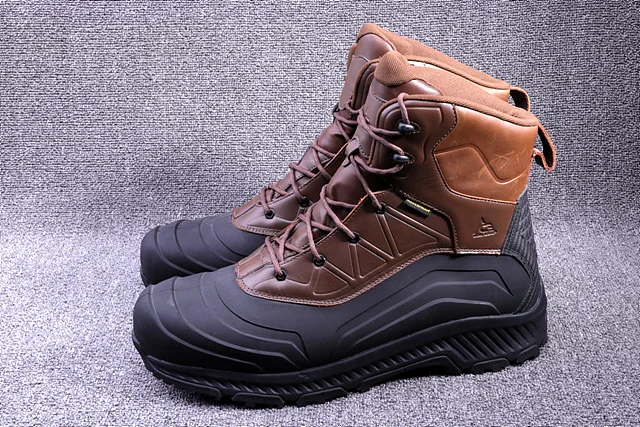 Зимние маслостойкие водонепроницаемые походные ботинки для мужчин из воловьей