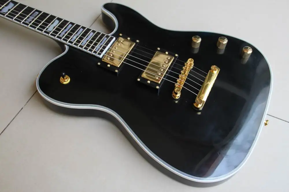 Бесплатная доставка китайская гитара новая индивидуальная электрическая с