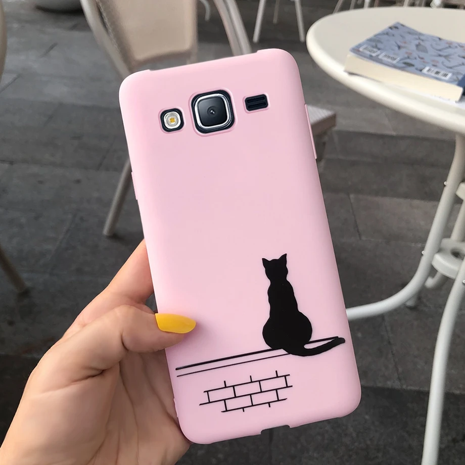 Чехол для Samsung Galaxy J5 2015 J500 J500H J500F мягкий чехол телефона карамельных цветов 5 0 дюйма