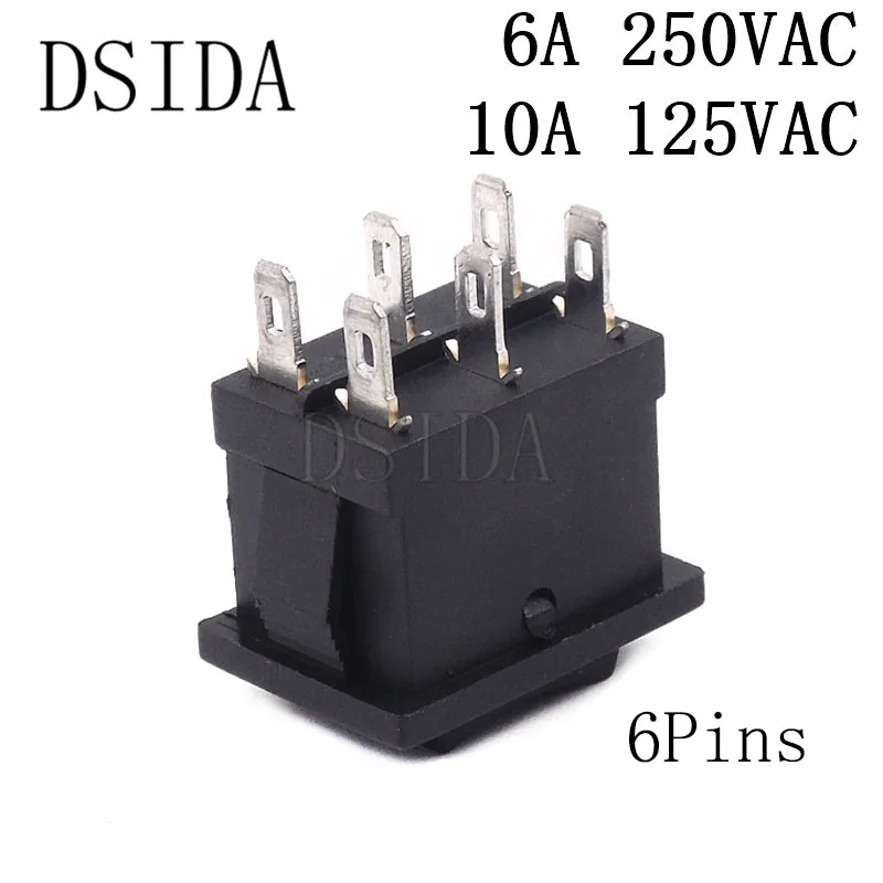 10 шт. клавишный переключатель 2pin/3Pins/4Pins/6Pins игрушечный переключатель/выключатель