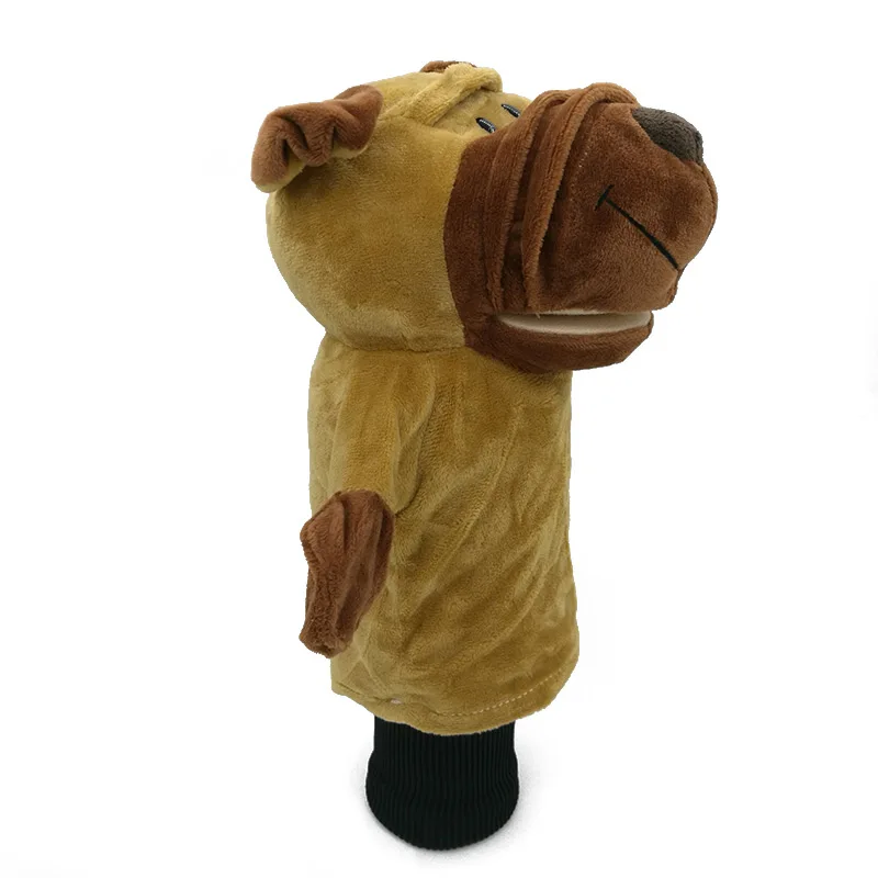 shar pei dog Поглощая Гольф животного головных уборов Гольф крышка протектор подходит до проход древесина Для мужчин леди талисман Новинка милый подарок - Цвет: shar pei dog