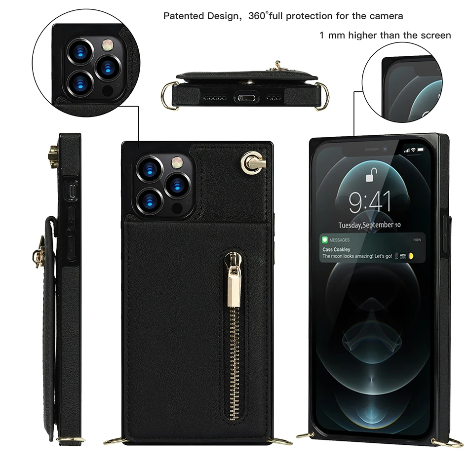 Чехол кошелек с ремешком на запястье для Samsung Galaxy Note 10 Pro 20 Ultra A90 5G S9 S10 S10E