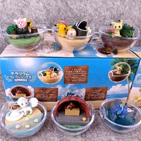 pokemon hawaii beach edition crystal elf ball scene decoration toys hobbies anime figure kawaii room decor action figures popite