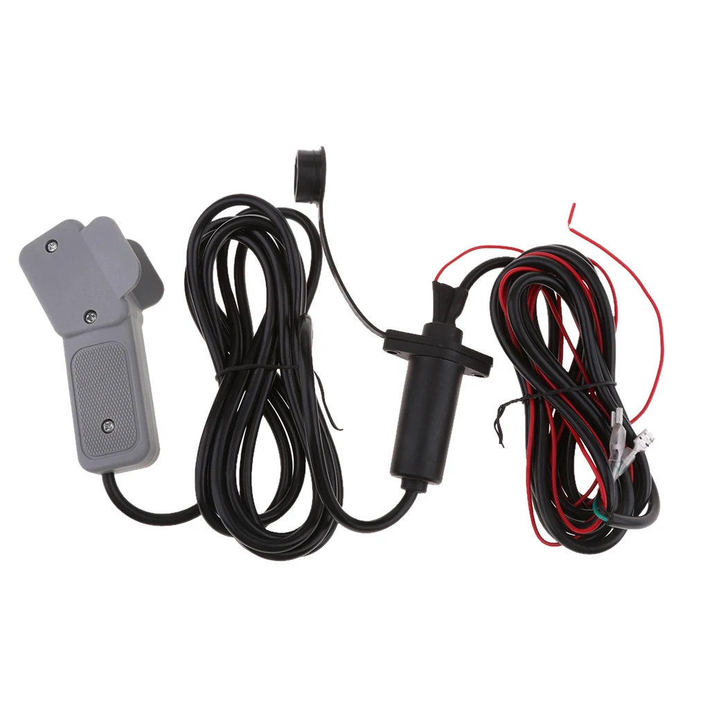 Серый ATV сменный руль лебедки мини кулисный переключатель Водонепроницаемый