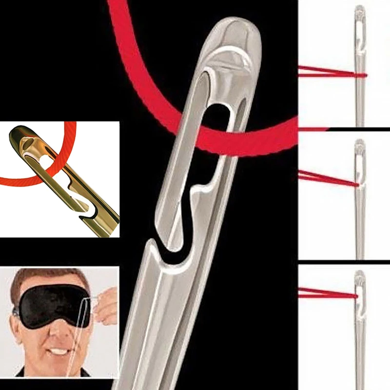 12 шт./компл. игла для пожилых боковое отверстие слепой иглы Нержавеющая сталь