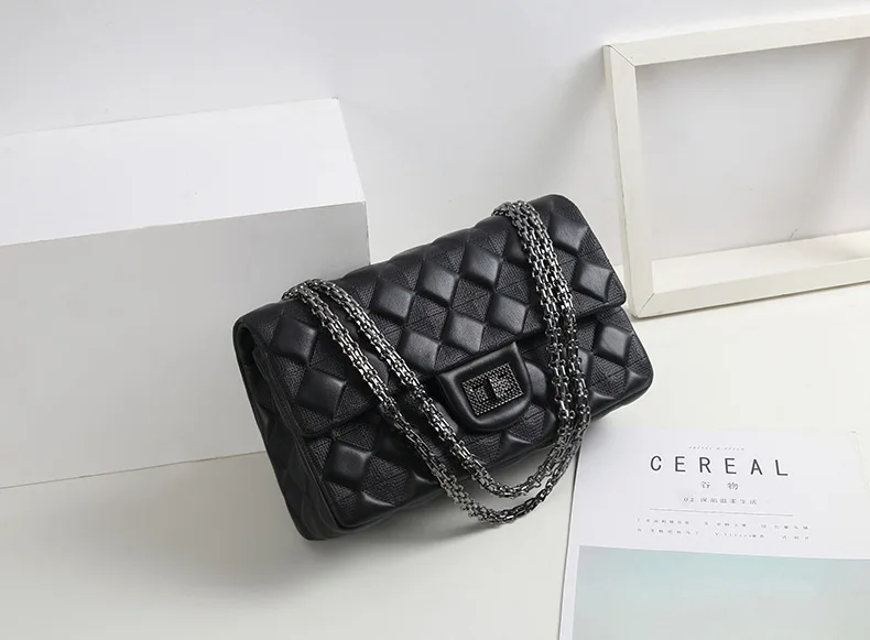 Высококачественная Черная сумка мессенджер из натуральной коровьей кожи