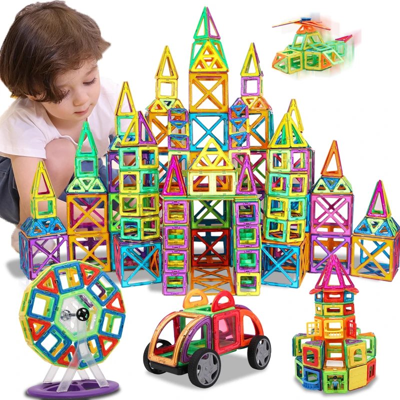 Магнитный конструктор KACUU большого размера магнитные строительные блоки модель