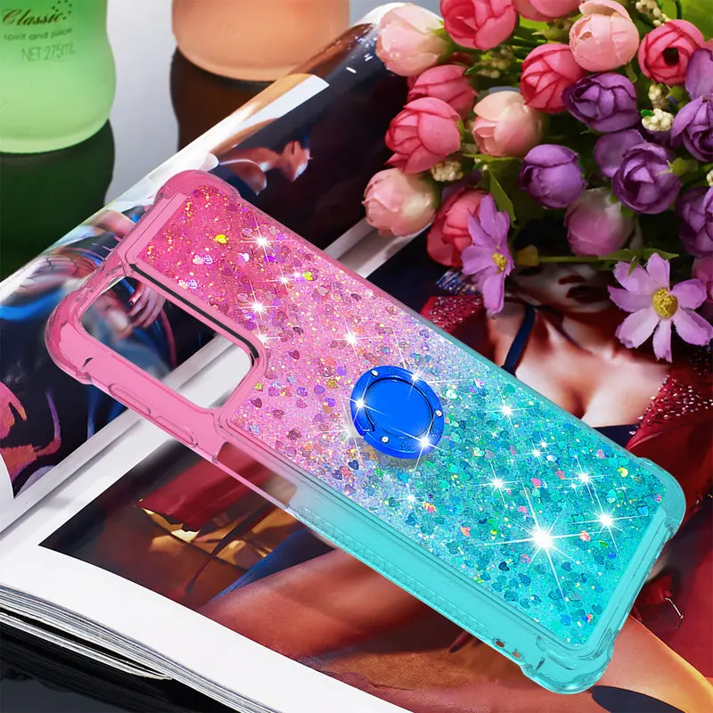 

Case For Samsung A32 Soft Silicone Bumper Shockproof Phone Cover For Samsung Galaxy A32 A 32 6.4 inch Liquid Quicksand Covers