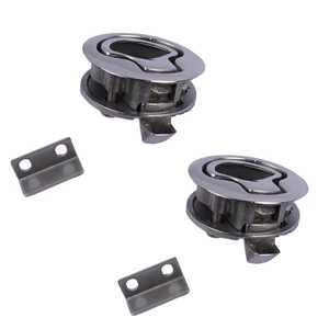 Запчасти для лодок аксессуары пара лодок 2 ''напольные защелки Поворотный замок подъемная ручка морская нержавеющая сталь