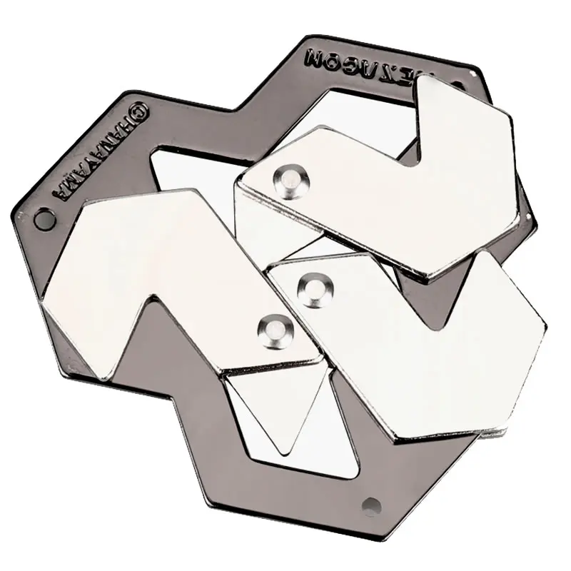 

Ham Intermediate High Difficulty 4-Star Educational Toy Metal Unlock Brainy Decryption Puzzle