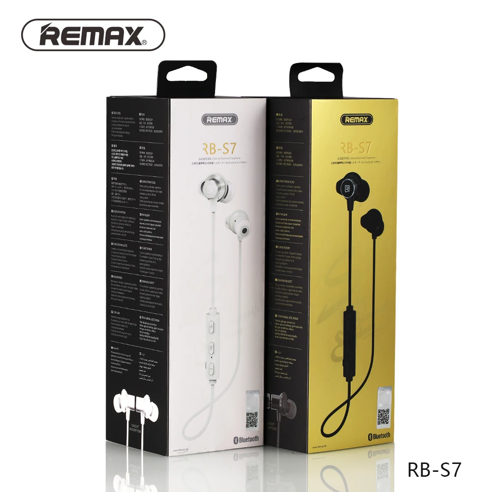 Remax Bluetooth-compatible 4.1 Magnetic Adsorption Metal hifi sports earphone for iphone Earbuds Mobile phone wireless headset |