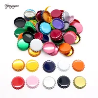 Colored Round Bottle Caps 100pcs 25mm Bady Shower Party Decoration for DIY Hairbow Crafts Hair Bows Necklace Jewelry Accessories