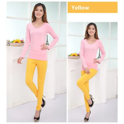yellow S-6XL плюс размер женские Леггинсы эластичные брюки-карандаш черные леггинсы женские леггинсы Mujer Leginsy Damskie Leeging Femme - Цвет: yellow