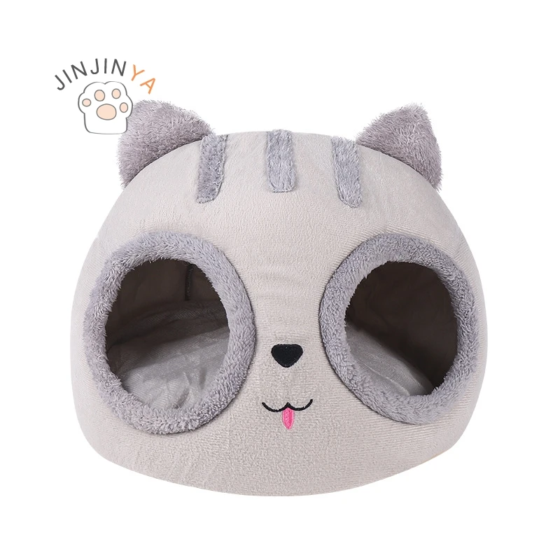 

Cat Bed House Semi-Enclosed Pet Dog Cat Nest Kennel Deep Sleep Pad Pet House For Small Dog And Cats Pet Products