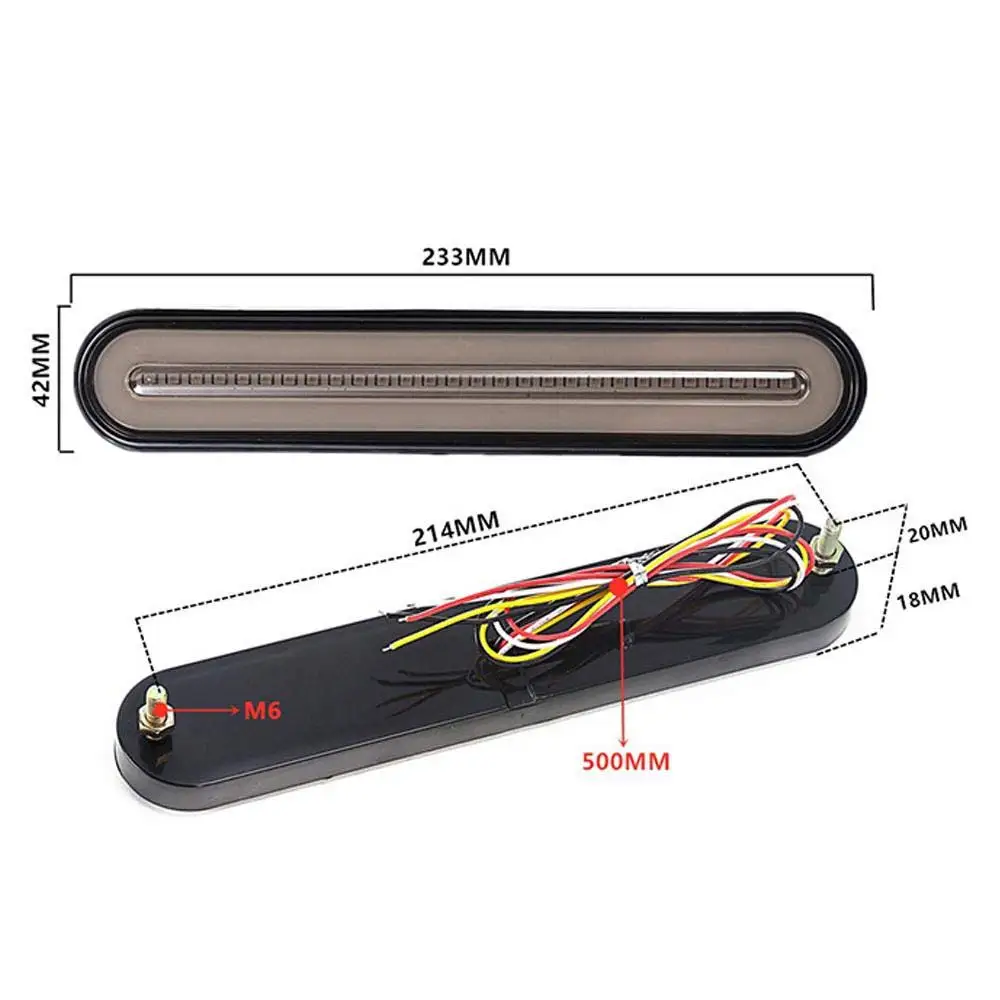 2 шт. задний фонарь грузовик светильник светодиодный тормоз прицепа