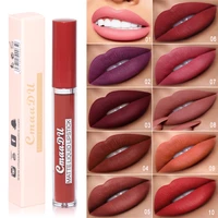 cmaadu 10 colors matte lip gloss lip makeup velet nude waterproof lipgloss matte lipstick liquid lipstick long lasting lip tint