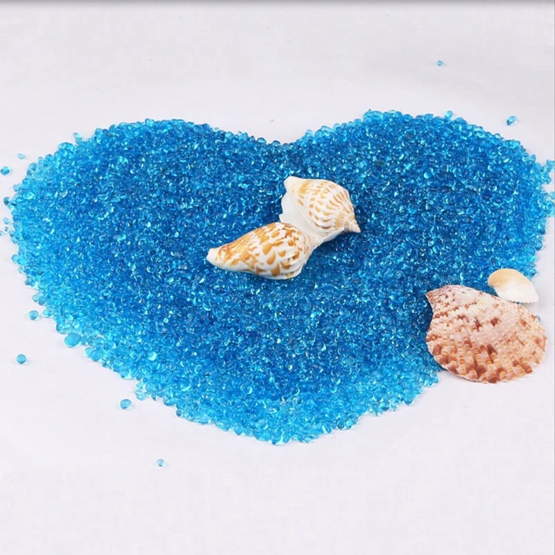 Coloured Glass Sand in Mini landscape or Bonsai Fleshiness Fairy Garden Potted Plant Decoration Fish Tank DIY Accessory Ornament | Дом и сад
