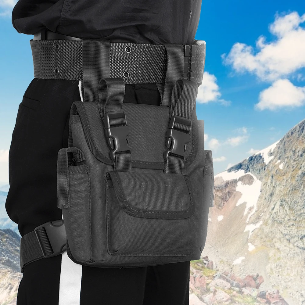Мужская сумка в стиле милитари поясная со съемным бедром из ткани Оксфорд для