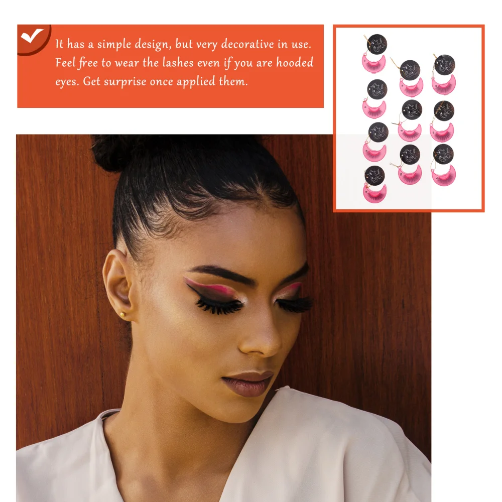 

10 Pairs False Eyelashes Faux Mink Lashes Natural False Lashes Eyelash Extension