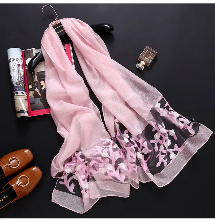 Женская шаль шарф осень зима модные однотонные пашмины Шарфы Теплый хиджаб с