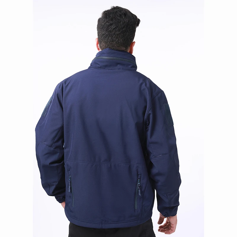 Мужская Флисовая тактическая куртка армейская камуфляжная в стиле милитари