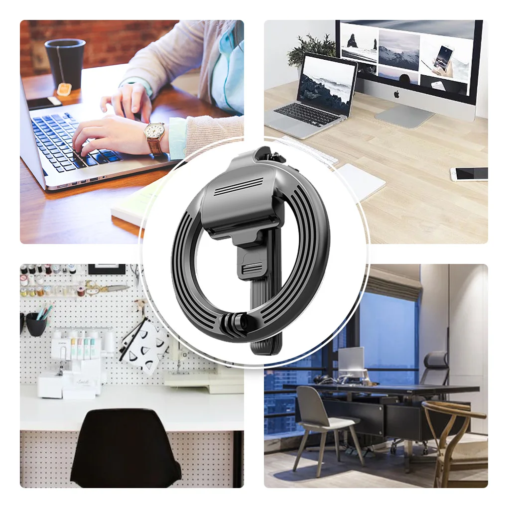 Портативный кольцевой светодиодный светильник для селфи 5 дюймов со штативом и