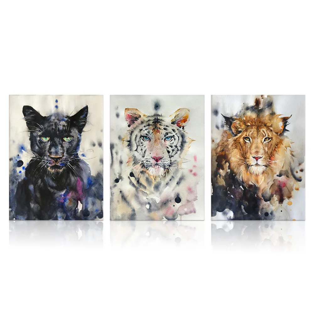 

Набор для алмазной вышивки львом, тигром, головой леопарда