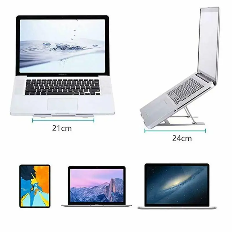 Портативный держатель для ноутбука подставка из алюминиевого сплава iPad Macbook Air |